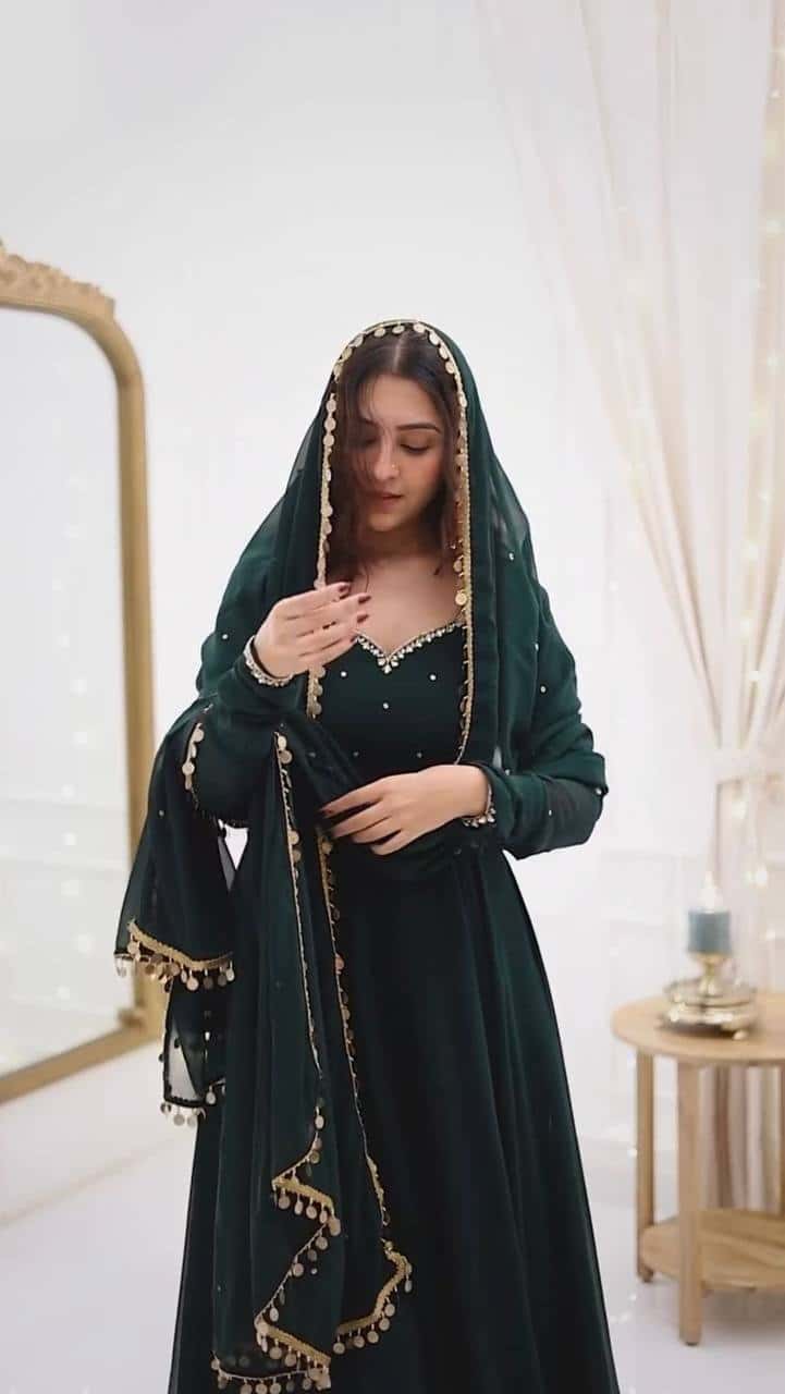 Georgette gown sets for women