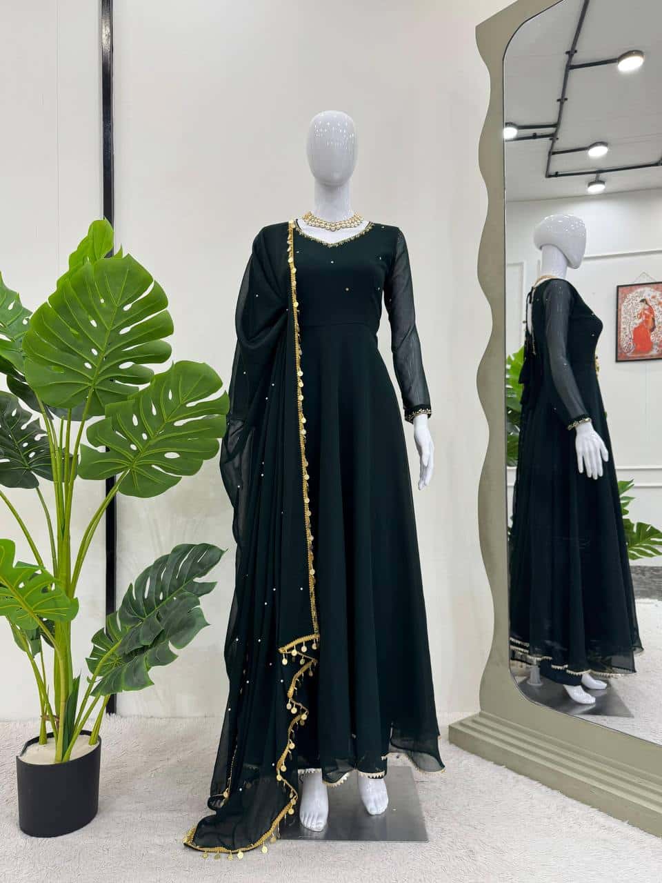 Georgette gown sets for women