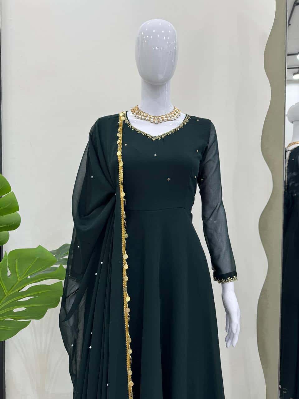Georgette gown sets for women