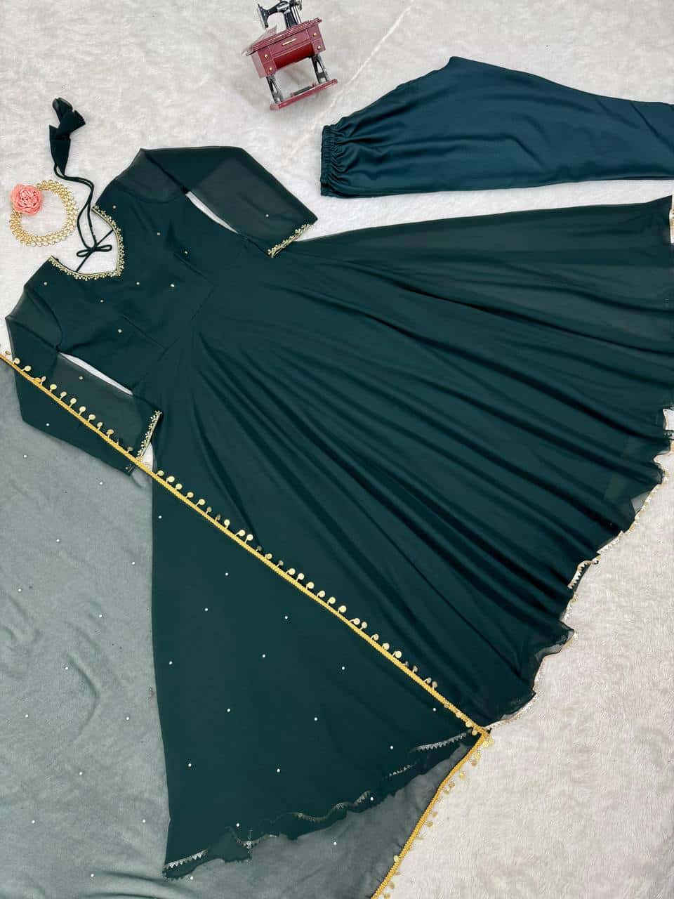 Georgette gown sets for women