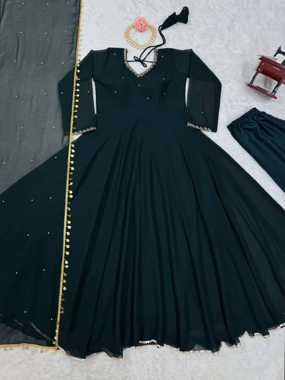 Georgette gown sets for women
