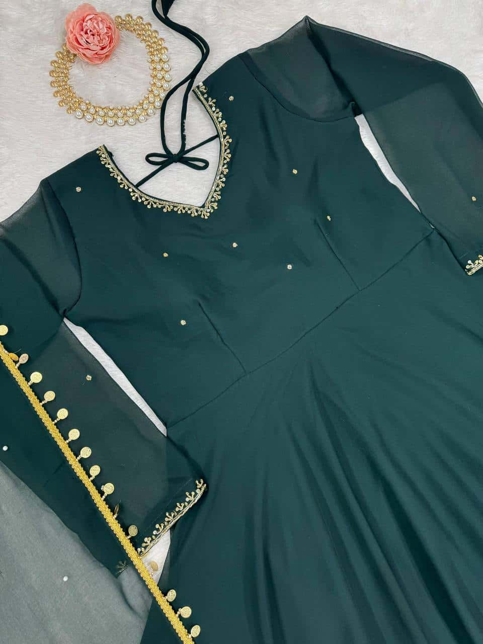 Georgette gown sets for women