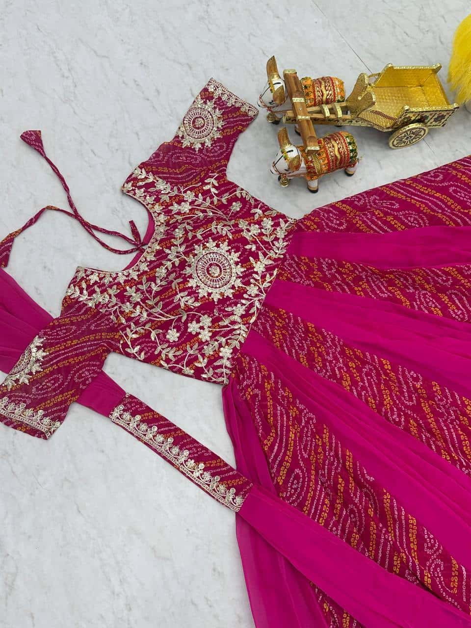 Launching New Festival Bandhej Gown & Duptta