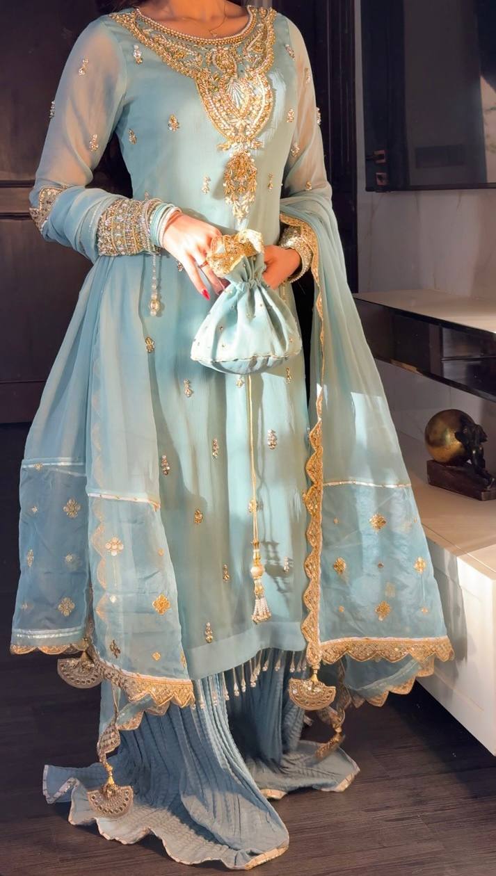 Women designer pakistani wedding wear salwar kameez
