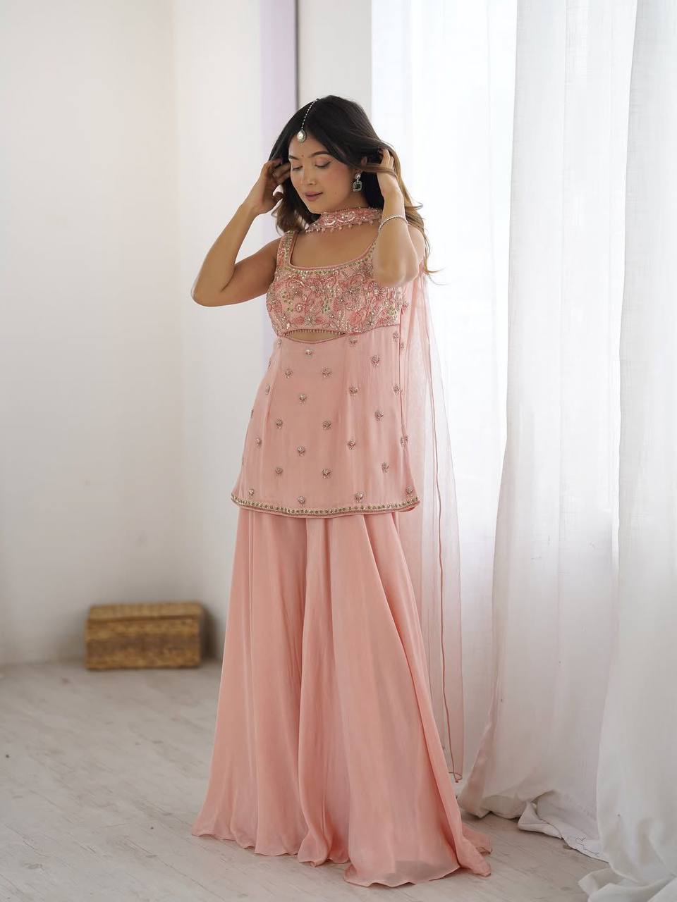 DESIGNER INDO-WESTERN 3-PIECE SET