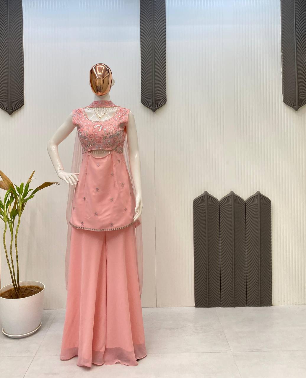 DESIGNER INDO-WESTERN 3-PIECE SET