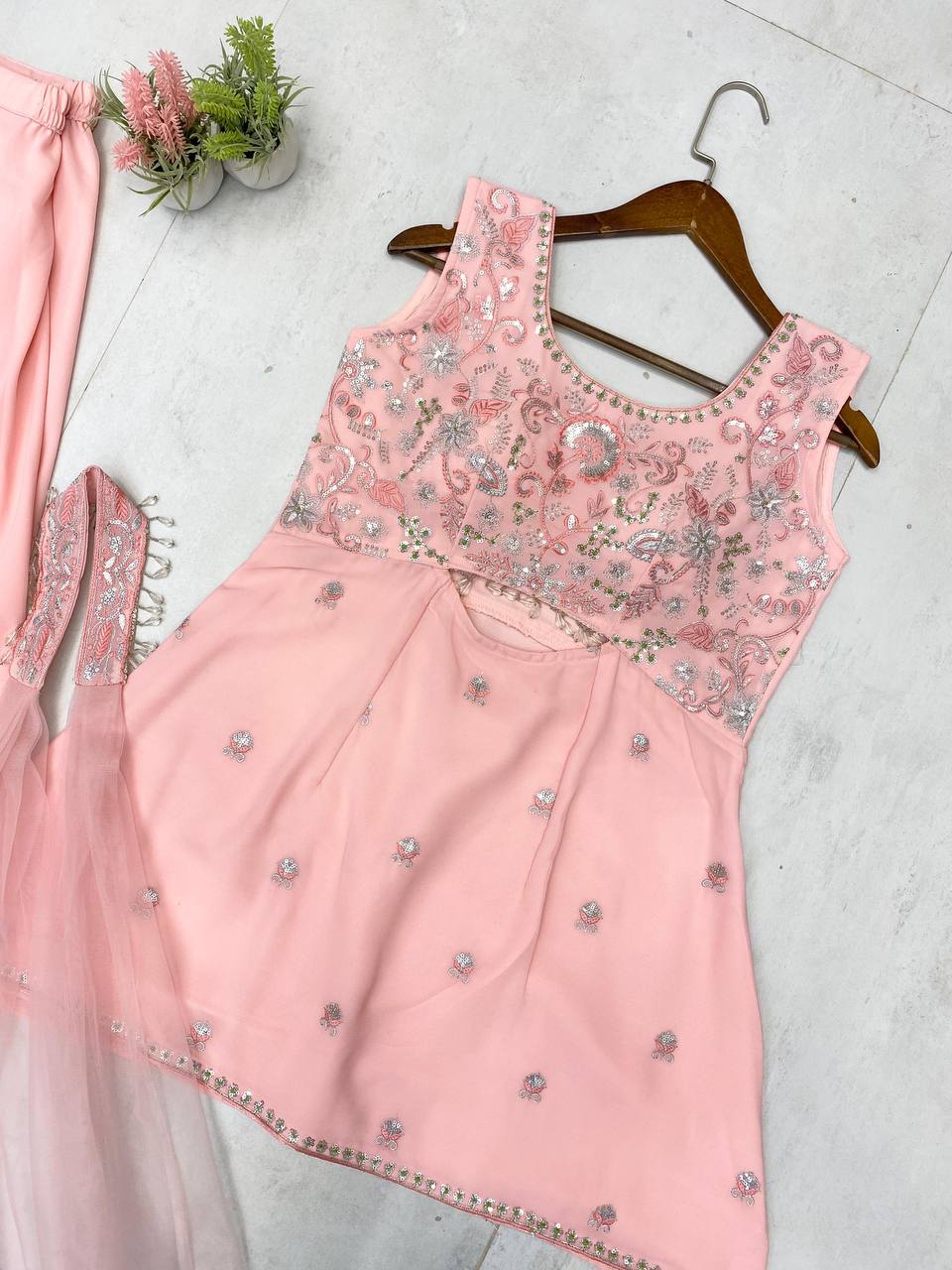 DESIGNER INDO-WESTERN 3-PIECE SET