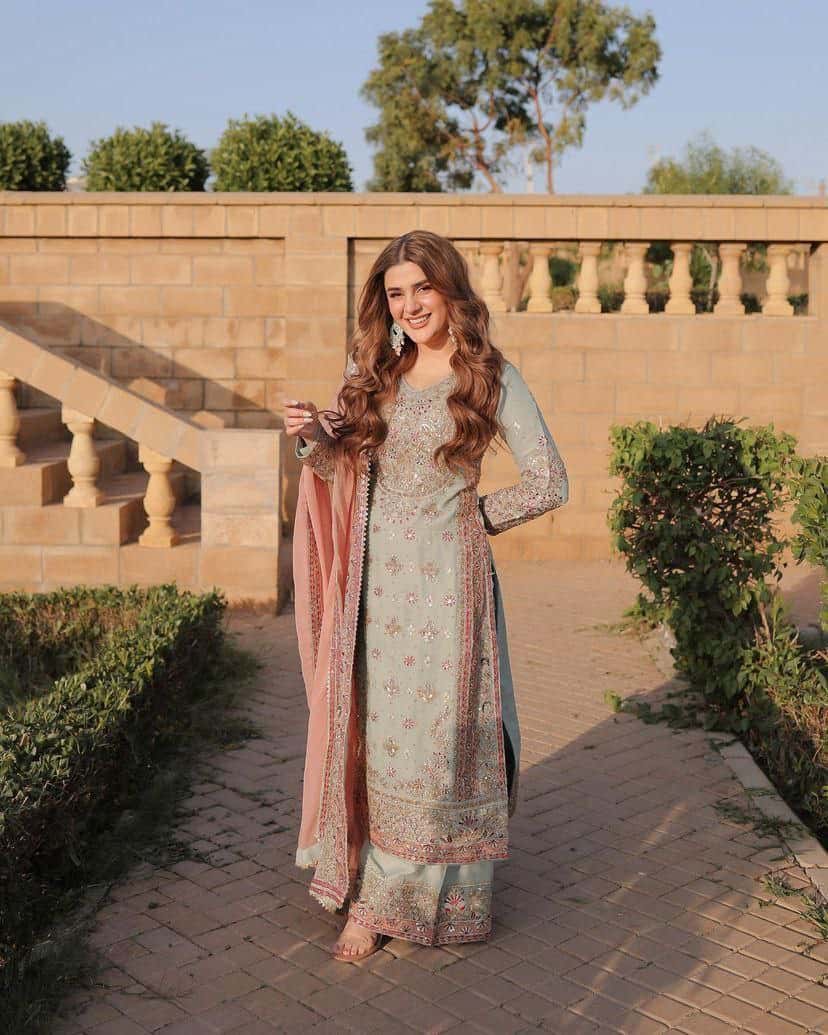 Designer Georgette Suit Set with Sequins Embroidery & Moti Work