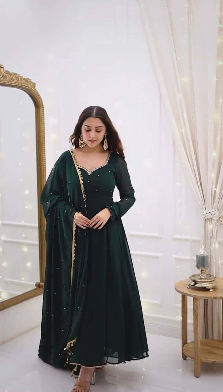 Georgette gown sets for women