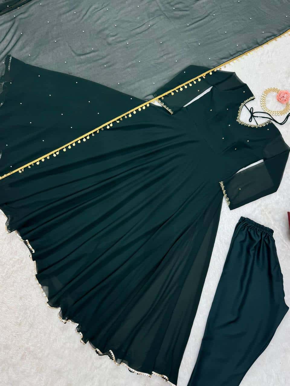 Georgette gown sets for women