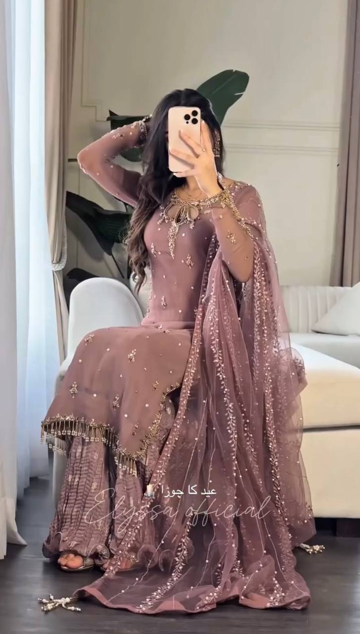 Women designer georgette kurta sets
