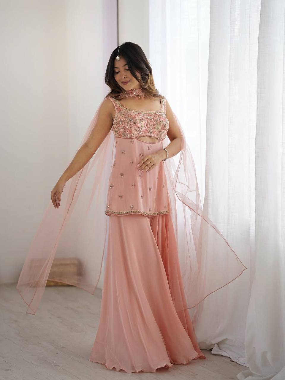 DESIGNER INDO-WESTERN 3-PIECE SET